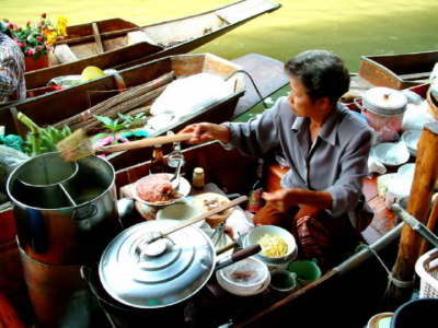 Schwimmendes Restaurant